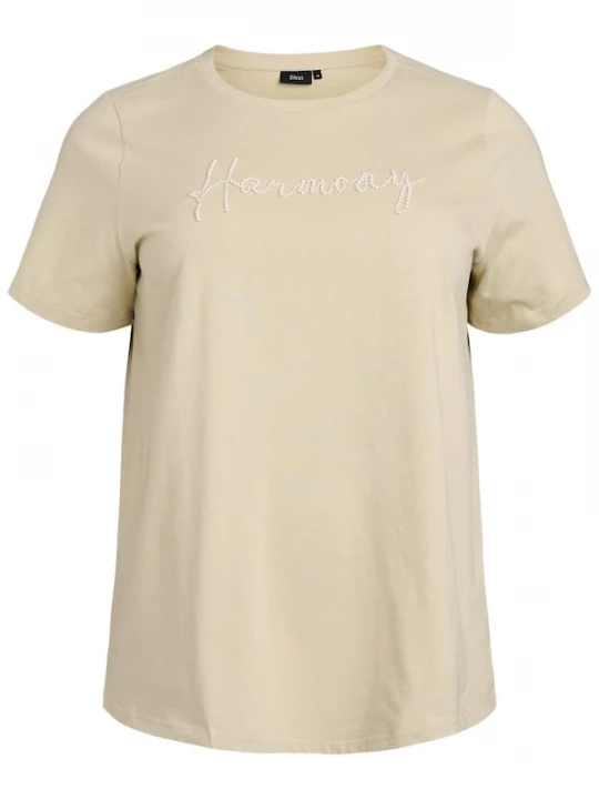 Foto van product Zizzi Shirt 'Petra' beige