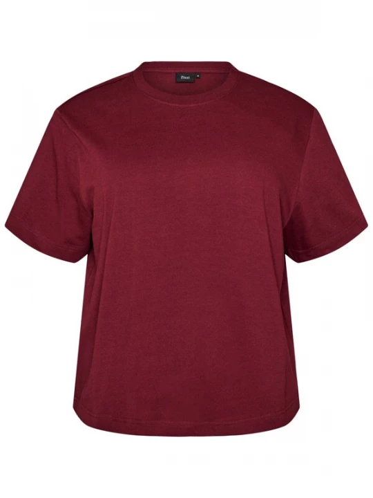 Foto van product Zizzi Shirt 'VAIKO' bordeaux