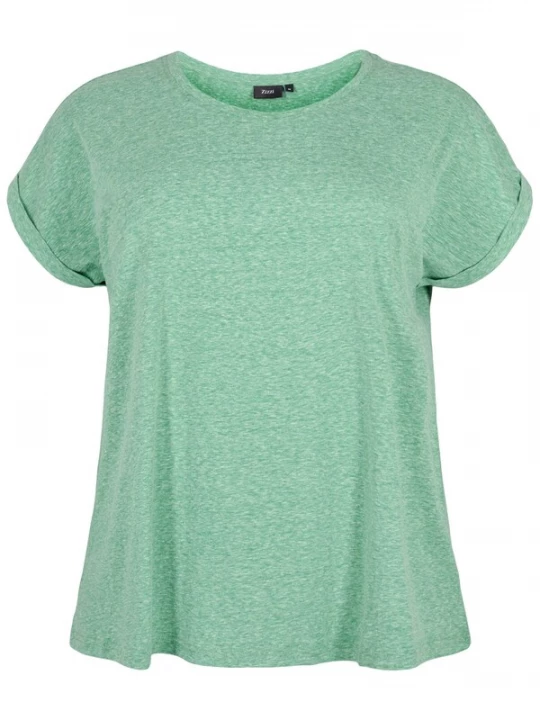 Foto van product Zizzi Shirt 'VAVA' groen gemêleerd