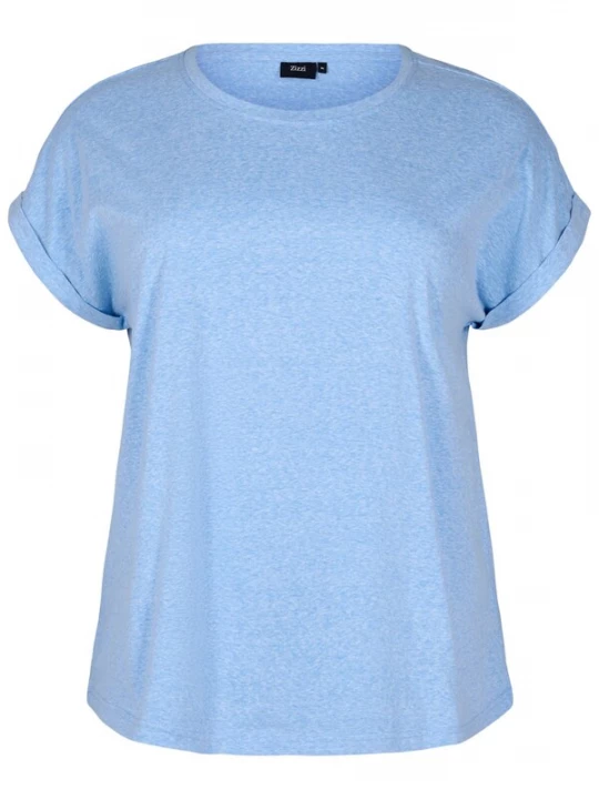 Foto van product Zizzi Shirt 'Vava' lichtblauw