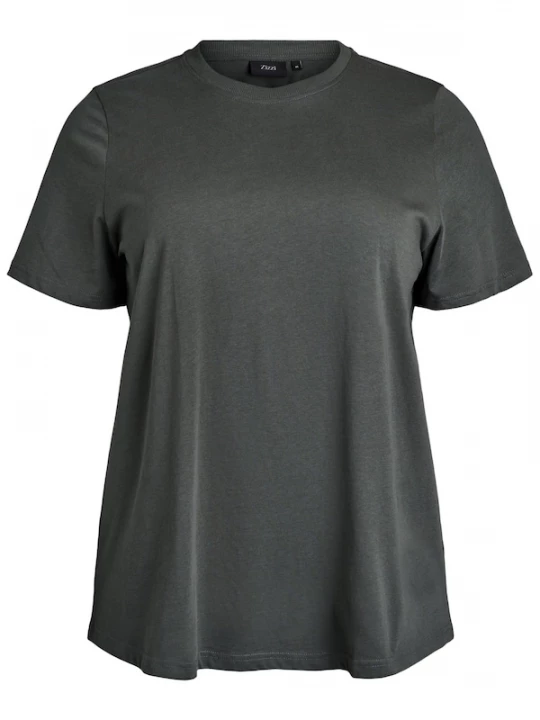 Foto van product Zizzi Shirt 'VCharlin' donkergroen