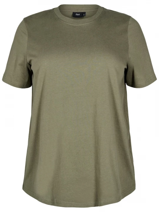 Foto van product Zizzi Shirt 'VCHARLIN' olijfgroen
