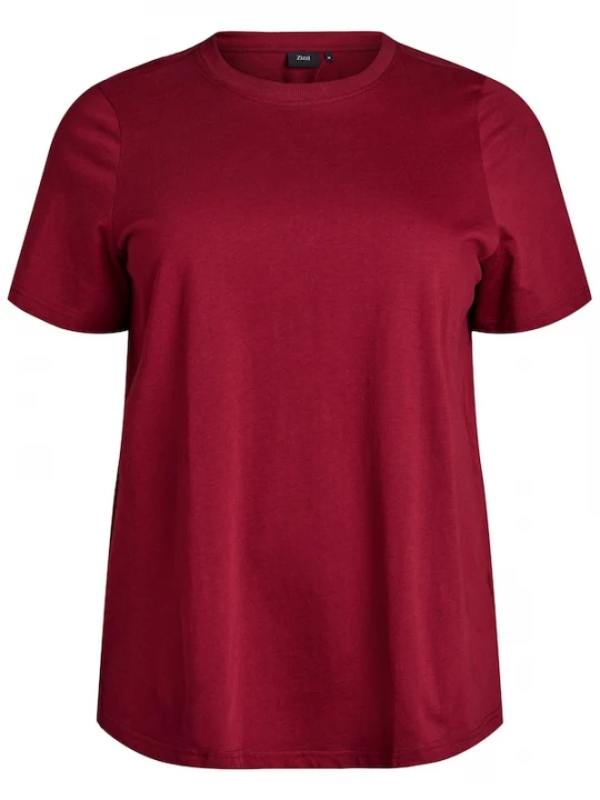 Foto van product Zizzi Shirt 'Vcharlin' robijnrood