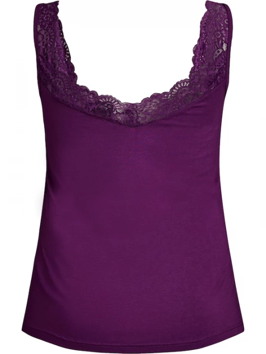 Foto van product Zizzi Top 'Mcassie' pruim