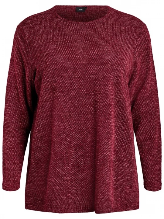 Foto van product Zizzi Trui 'Cavig' donkerrood