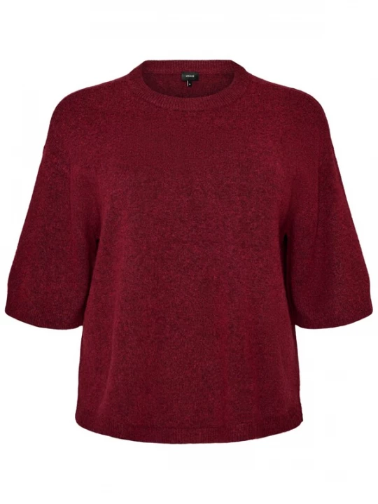 Foto van product Zizzi Trui 'Cavista' rood gemêleerd