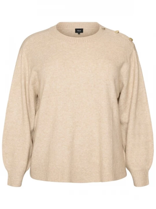 Foto van product Zizzi Trui 'CAVISTA' taupe