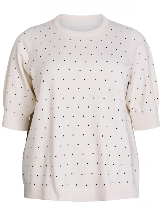Foto van product Zizzi Trui 'MSanni' zwart / wit