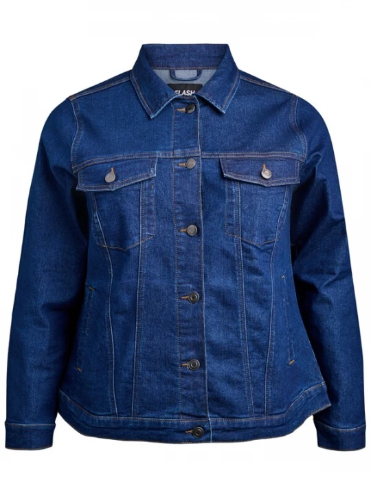 Foto van product Zizzi Tussenjas 'Flnina' donkerblauw