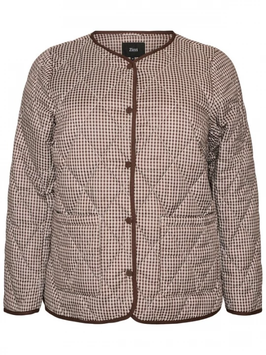 Foto van product Zizzi Tussenjas 'Maria' bruin / wit