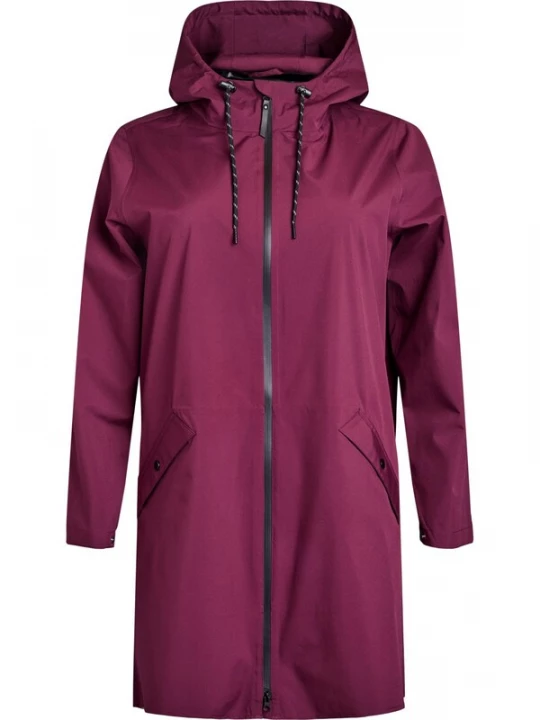 Foto van product Zizzi Tussenjas roodviolet / zwart