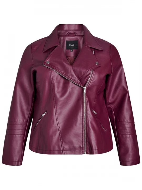 Foto van product Zizzi Tussenjas 'Zoe' bordeaux