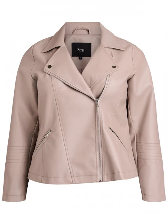 Foto van product Zizzi Tussenjas 'Zoe' taupe