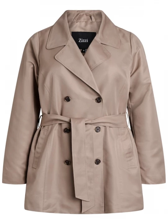Foto van product Zizzi Tussenmantel 'Caselin' taupe