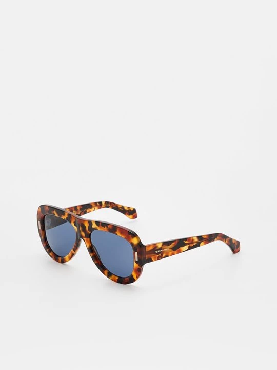 Foto van product Zonnebril FERRAGAMO lichtbruin mêleerd