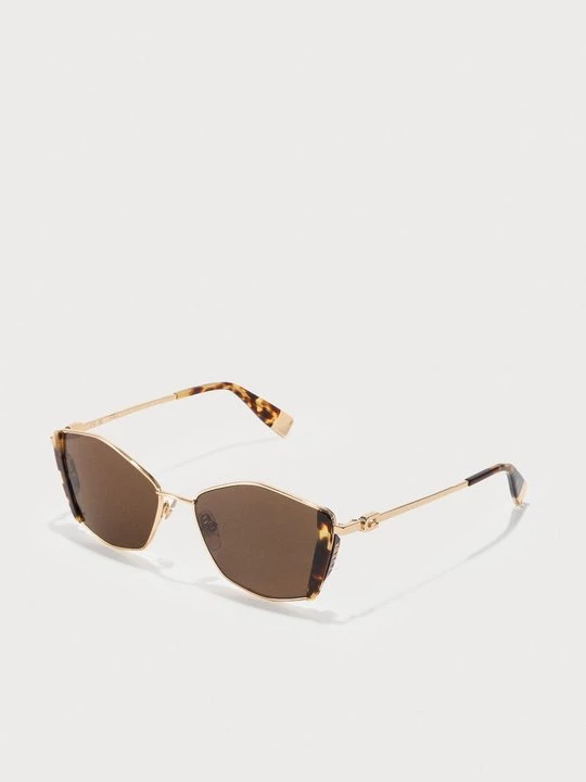 Foto van product Zonnebril Furla gemêleerd bruin