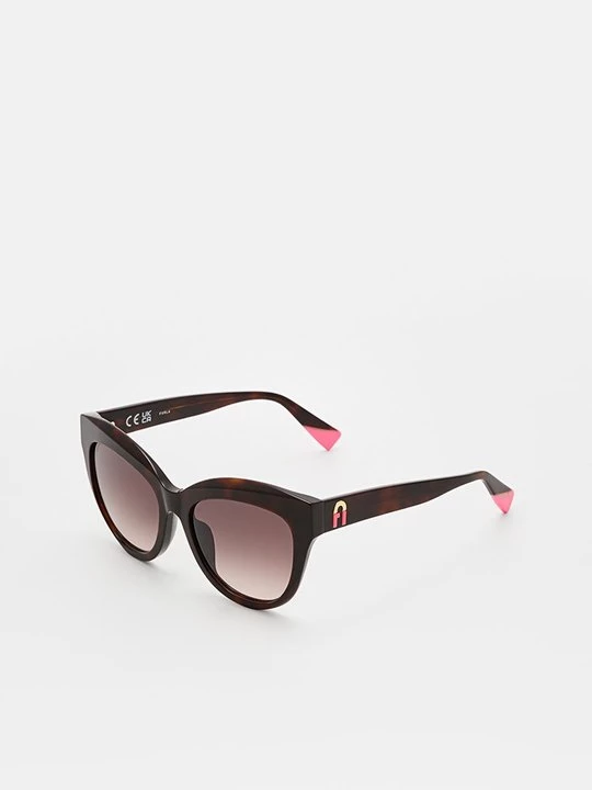 Foto van product Zonnebril Furla gemêleerd bruin