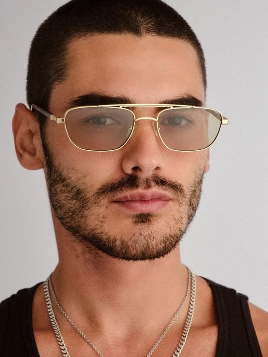 Foto van product Zonnebril Le Specs goudkleurig