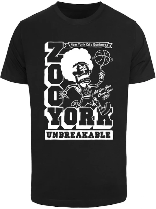 Foto van product ZOO YORK Shirt 'Funky Balling' zwart / wit