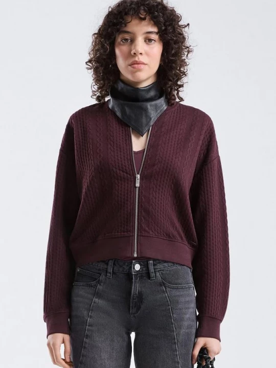 Foto van product Zweetblouson QS paars