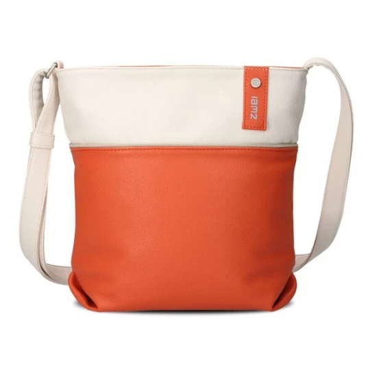 Foto van product ZWEI Handtas 'Jana' lichtbeige / oranje