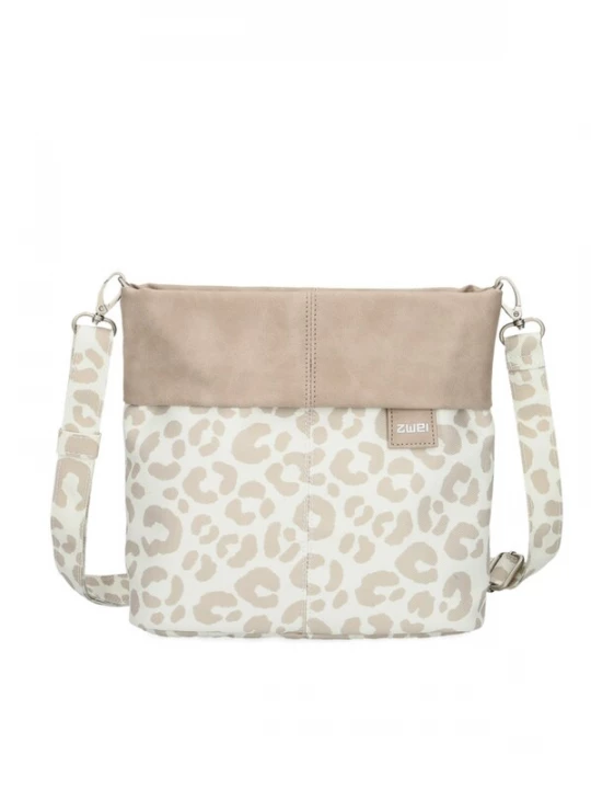 Foto van product ZWEI Handtas 'Olli' beige gemêleerd / wit