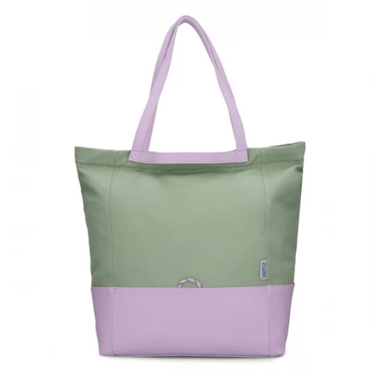 Foto van product ZWEI Shopper 'Fiorelli' lichtgroen / sering