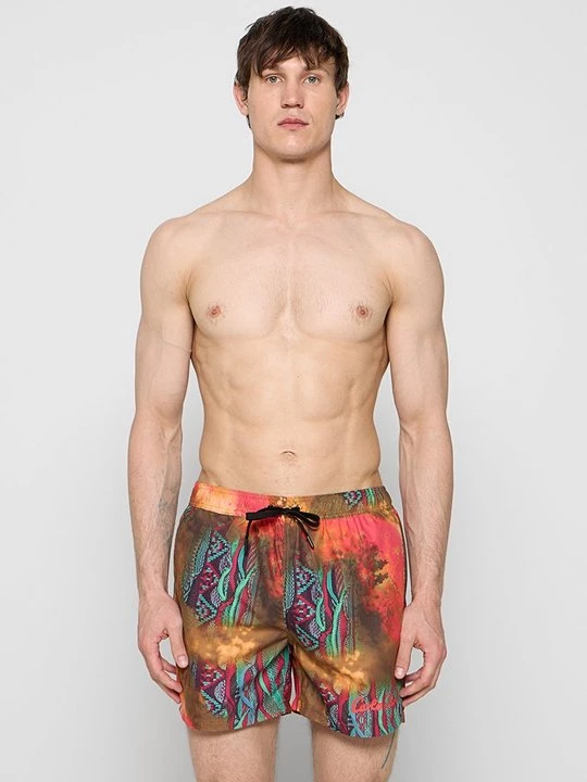 Foto van product Zwemshorts Carlo Colucci burned-orange denim