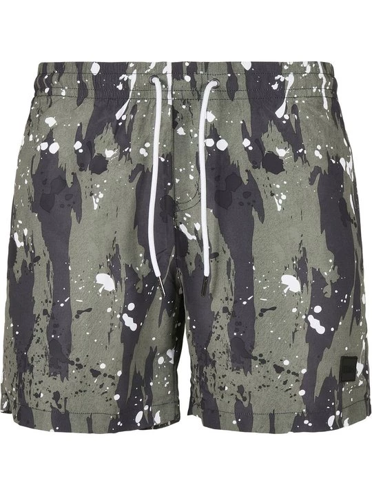 Foto van product Zwemshorts Urban Classics groen gemêleerd
