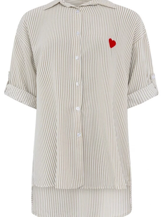 Foto van product Zwillingsherz Blouse beige