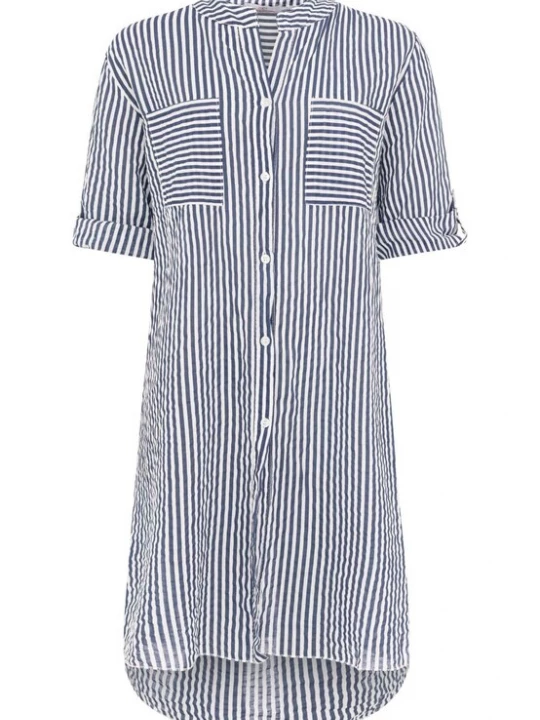 Foto van product Zwillingsherz Blouse 'NIZZA' blauw