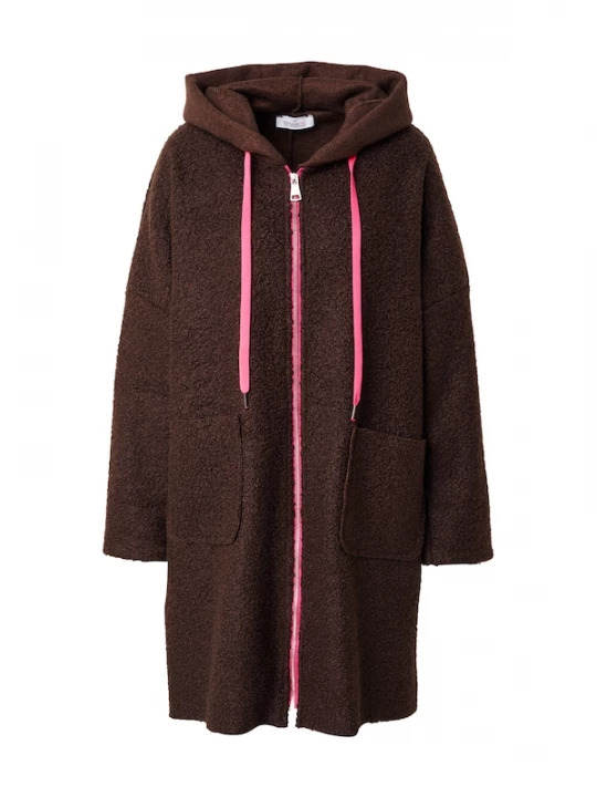 Foto van product Zwillingsherz Fleece jas 'Neon' donkerbruin