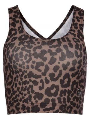 Foto van product LASCANA ACTIVE Sporttop chocoladebruin / lichtbruin