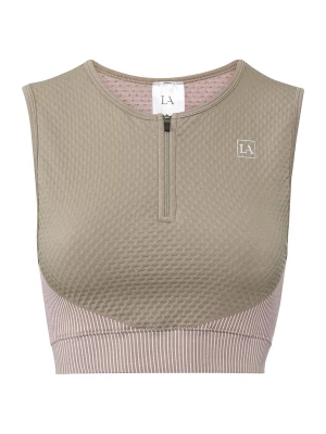 Foto van product LASCANA ACTIVE Sporttop kaki / rosa