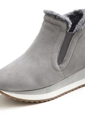 Foto van product LASCANA Boots grijs / wit