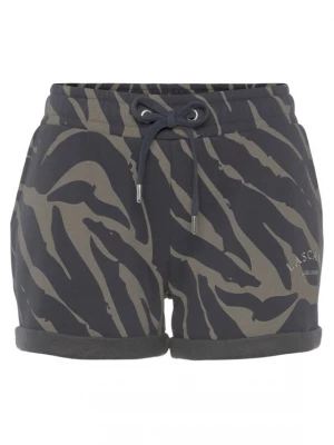Foto van product LASCANA Broek bruin gemêleerd / zwart