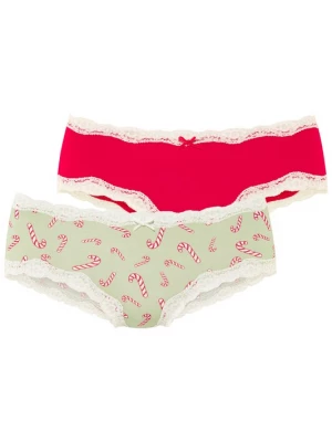 Foto van product LASCANA Broekje lichtgroen / rood / wit