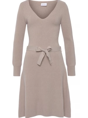 Foto van product LASCANA Gebreide jurk donkerbeige