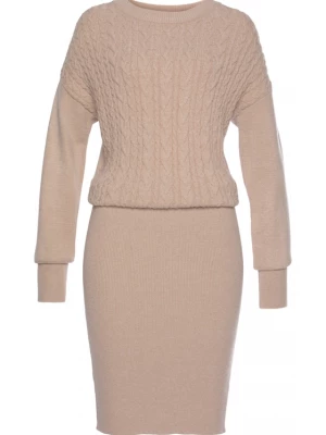 Foto van product LASCANA Gebreide jurk nude