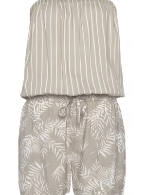 Foto van product LASCANA Jumpsuit grijs / wit