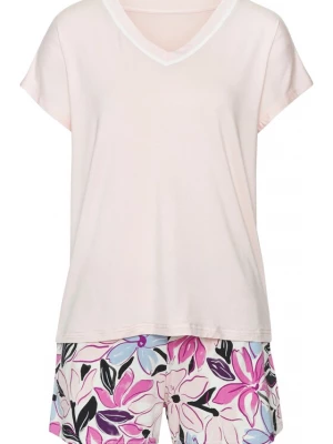 Foto van product LASCANA Korte pyjama lichtblauw / pink / pastelroze / zwart