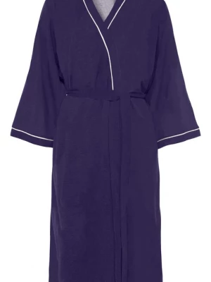Foto van product LASCANA Ochtendjas donkerblauw / wit
