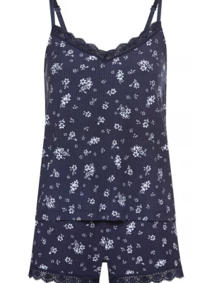 Foto van product LASCANA Pyjama blauw / wijnrood