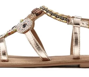 Foto van product LASCANA Sandalen met riem goud / gemengde kleuren