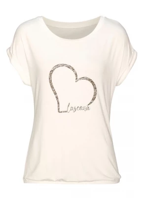 Foto van product LASCANA Shirt crème / bruin / zwart