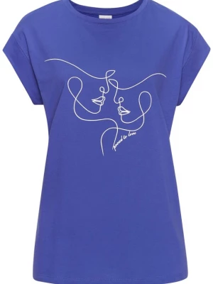 Foto van product LASCANA Shirt donkerblauw / wit