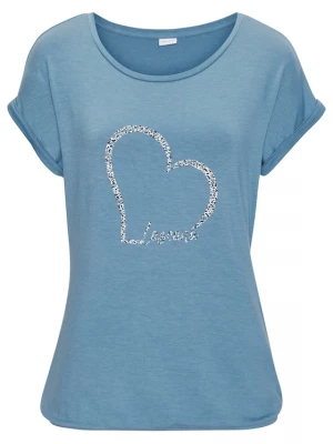 Foto van product LASCANA Shirt lichtblauw / zwart / wit