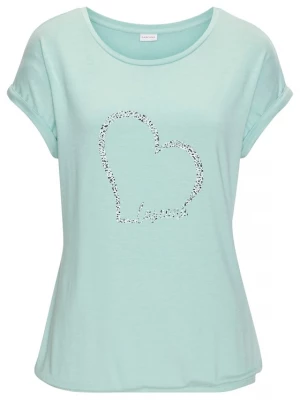 Foto van product LASCANA Shirt mintgroen / zwart / wit