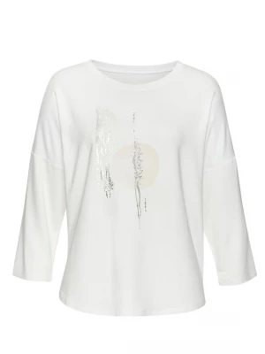Foto van product LASCANA Shirt poederroze / zilver / wit