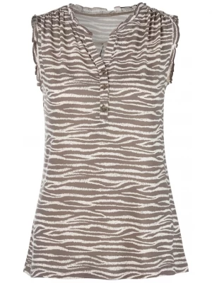 Foto van product LASCANA Shirt taupe / wit